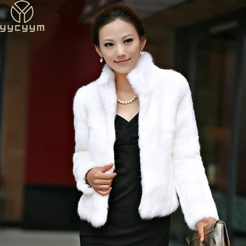 New Autumn Winter Real Genuine Rabbit Fur Coat 1
