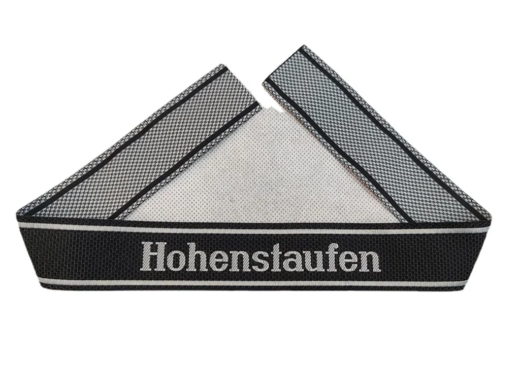 WWII GERMAN ELITE GUARD HOHENSTAUFEN PANZER DIVISION ENLISTED BEVO CUFF TITLE