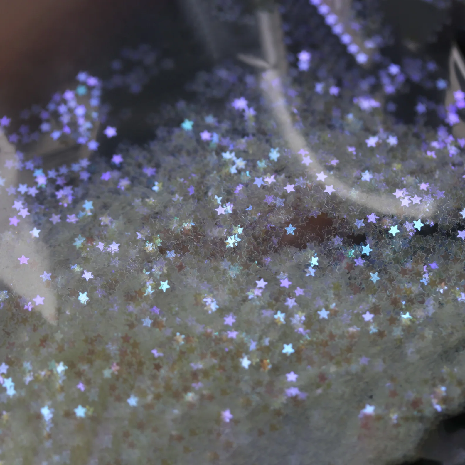 2mm 2.5mm Purple Blue Stars and 0.05x0.8mm Tinsel Small Holographic Fine White Glitter Nails Resin Tumblers Candle Making Crafts