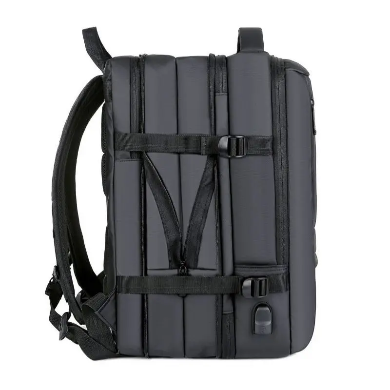 Men's Business Waterproof Multi-Function Backpack USB Charging 17 "Laptop Bag Can Be Extended Large Capacity Travel Backpack New 2