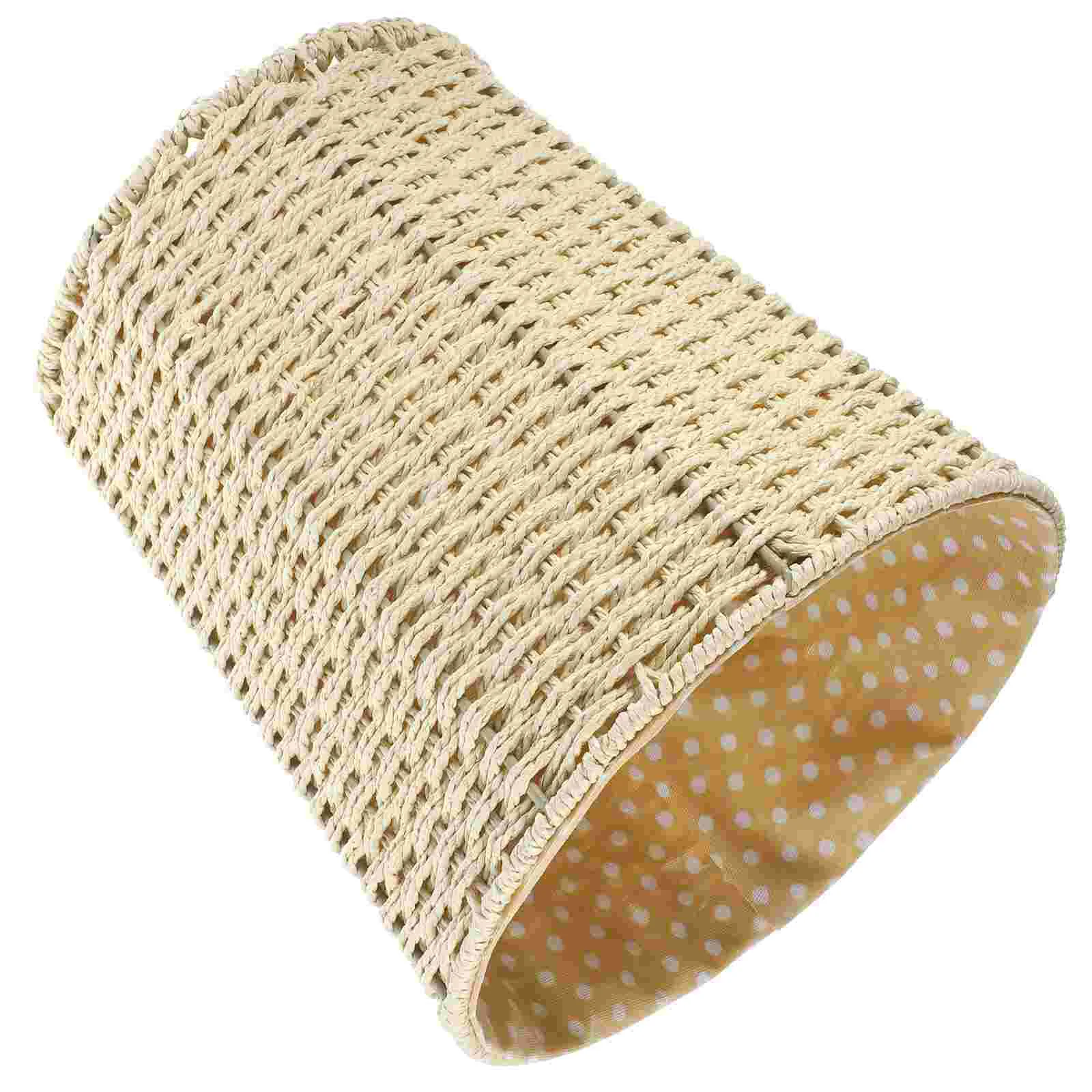 

Wicker Waste Bin Large Trash Can Laundry Basket Fabric Liner Farmhouse Woven Wastebasket Waste Paper Container Home