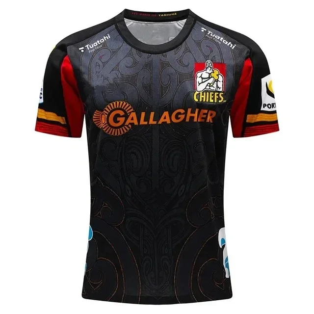 Camiseta de rugby de visitante para hombre Crusaders Rugby 2024 Talla: S-5XL (nombre y número personalizados impresos)