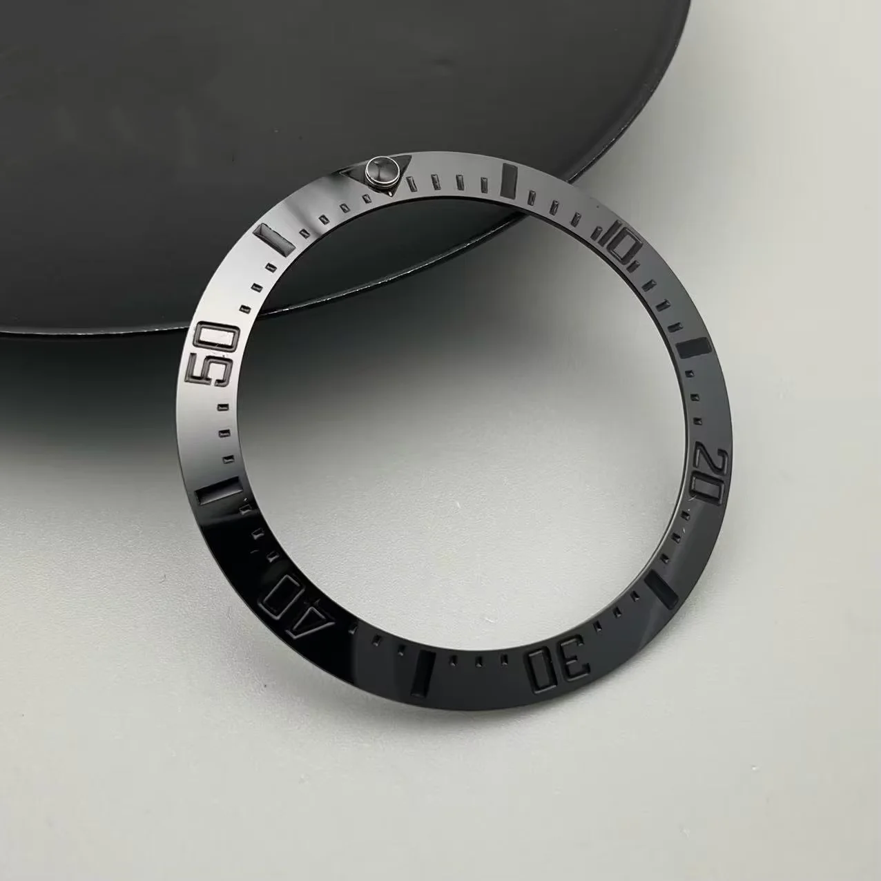 Blue/Green Luminous 38mm Tilted Ceramic Bezel Insert Ring