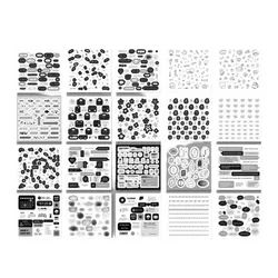 Whimsical Vintage Style Sticker Book for DIY Scrapbooking and Stationery Decor (Style 5)