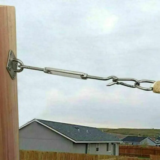 Nap Árnyék Vitorla Előtető Tartozék 24Db/Szett 304 Rozsdamentes Acél Kültéri Napellenző Hardverkészlet Turnbuckle Pad Eye Hook Csavarok - Image 3
