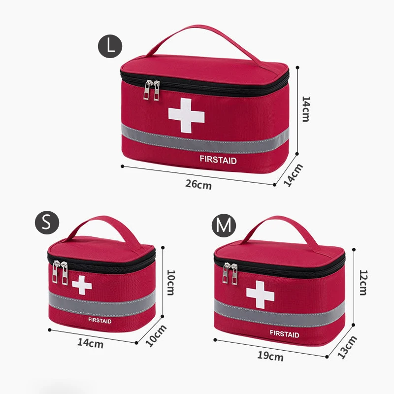 2 Pièces Mini Trousse De Secours Vide Trousse Secours Portable Kit Sac De  Stockage De Médecine