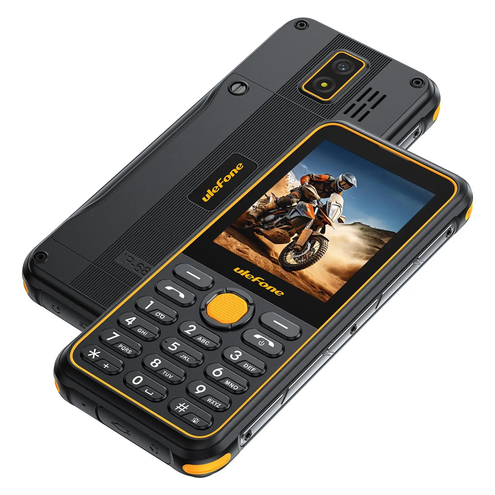 Ulefone Armor Mini 4 Rugged Phone 2.8 inch Unisoc T117 64MB RAM 128MB ROM 2MP Rear Camera 2100mAh Battery 4G Smartphone 5