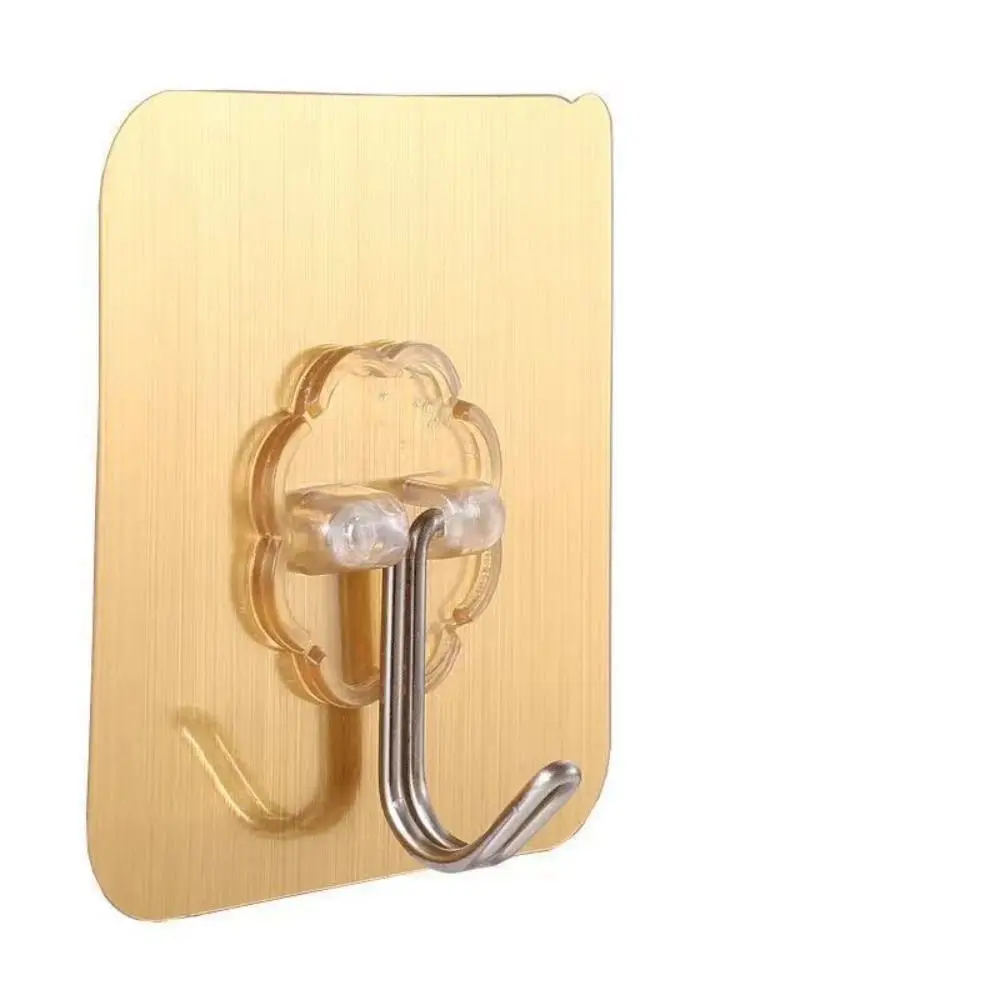 Description Picture 3 of item1/3PCS Punch-free Self-adhesive Hooks Transparent Heavy Load Seamless Hanging Hook Strong Multi-purpose Wall Door Hangers