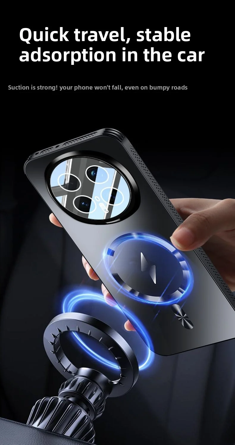 Huawei Honor Magic Series Hard Matte Magnetic Wireless Charging Protective Back Cover