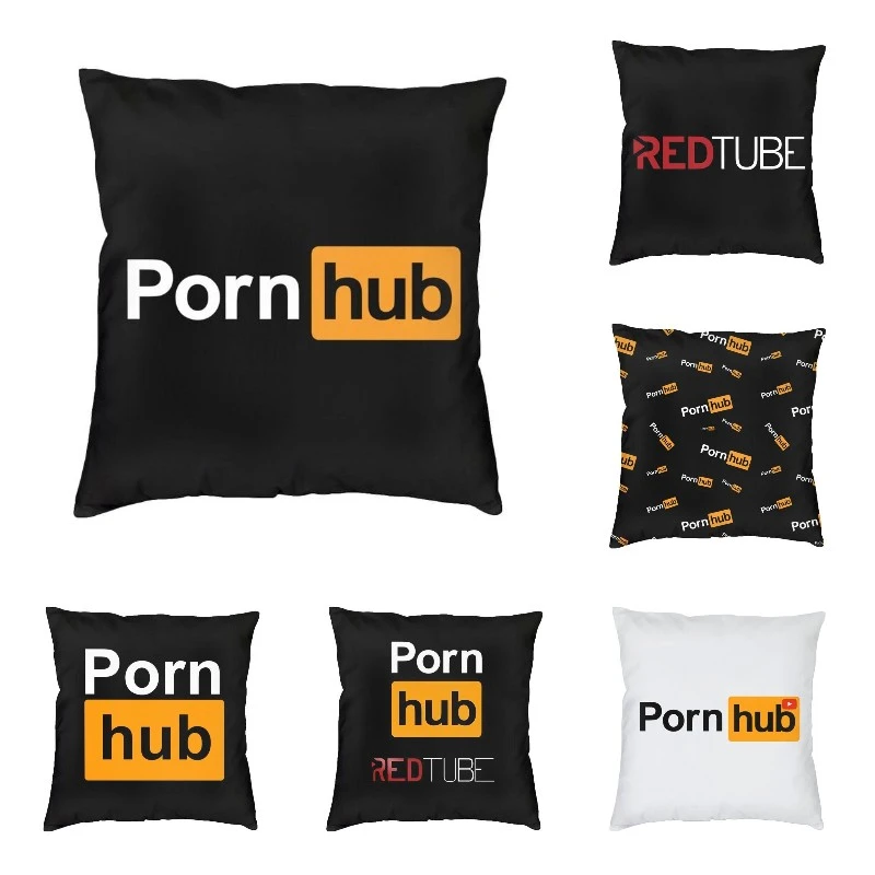 800px x 800px - Pornhub Logo Cushion Covers Sofa Home Decor Porn Hub Square Throw Pillow  Case 40x40| | - AliExpress