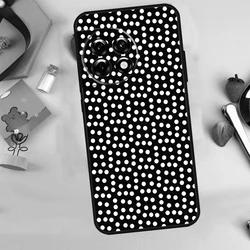 Chic Black and White Polka Dot Phone Case Cover - OnePlus Nord 4 (KK3142)
