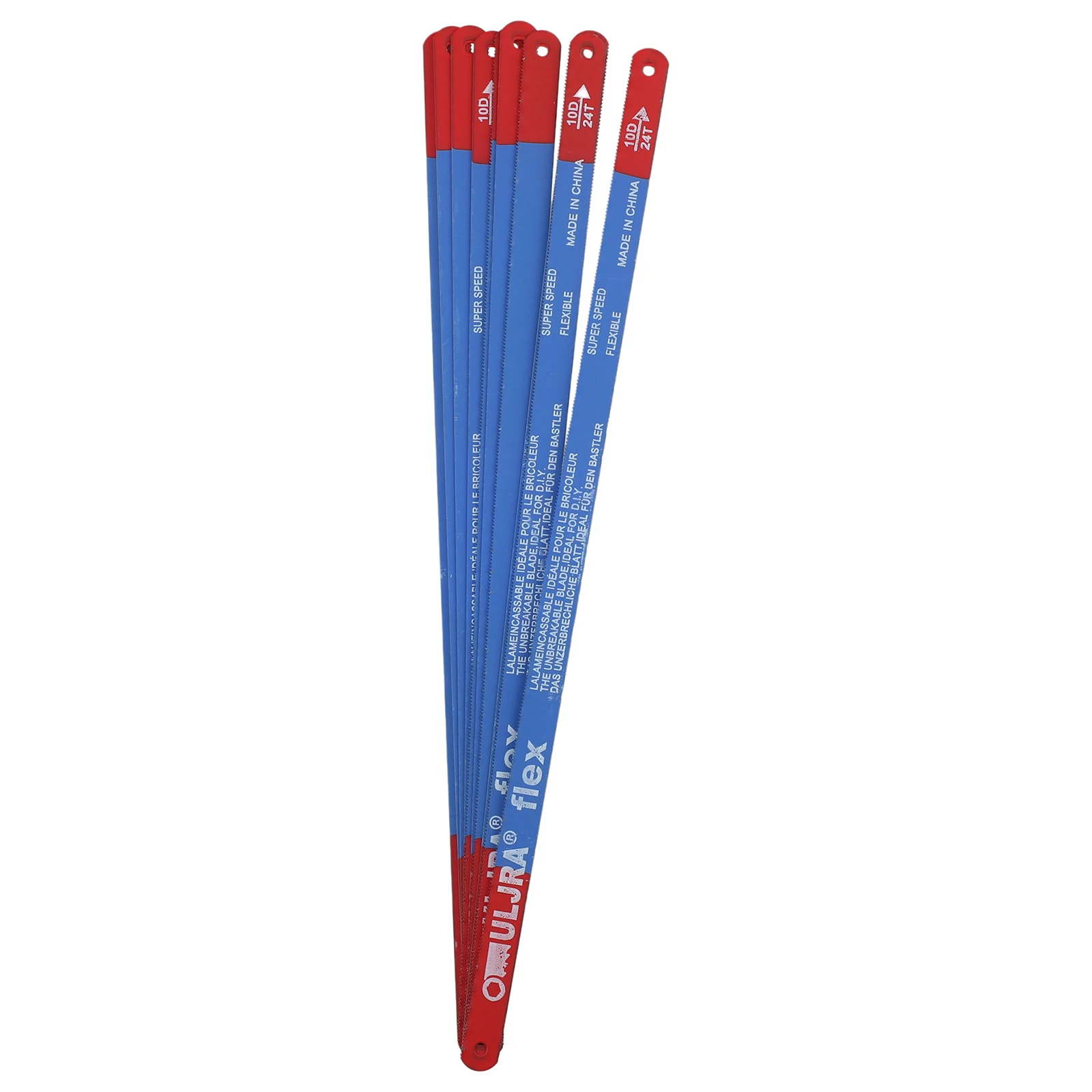 Bi-Metal Hacksaw Blade Set 300mm Hand Saw Blades For Meat Wood Cutting Flexible Steel Folding Hacksaw Blade Hand Tool Part 10PCS hacksaw blade