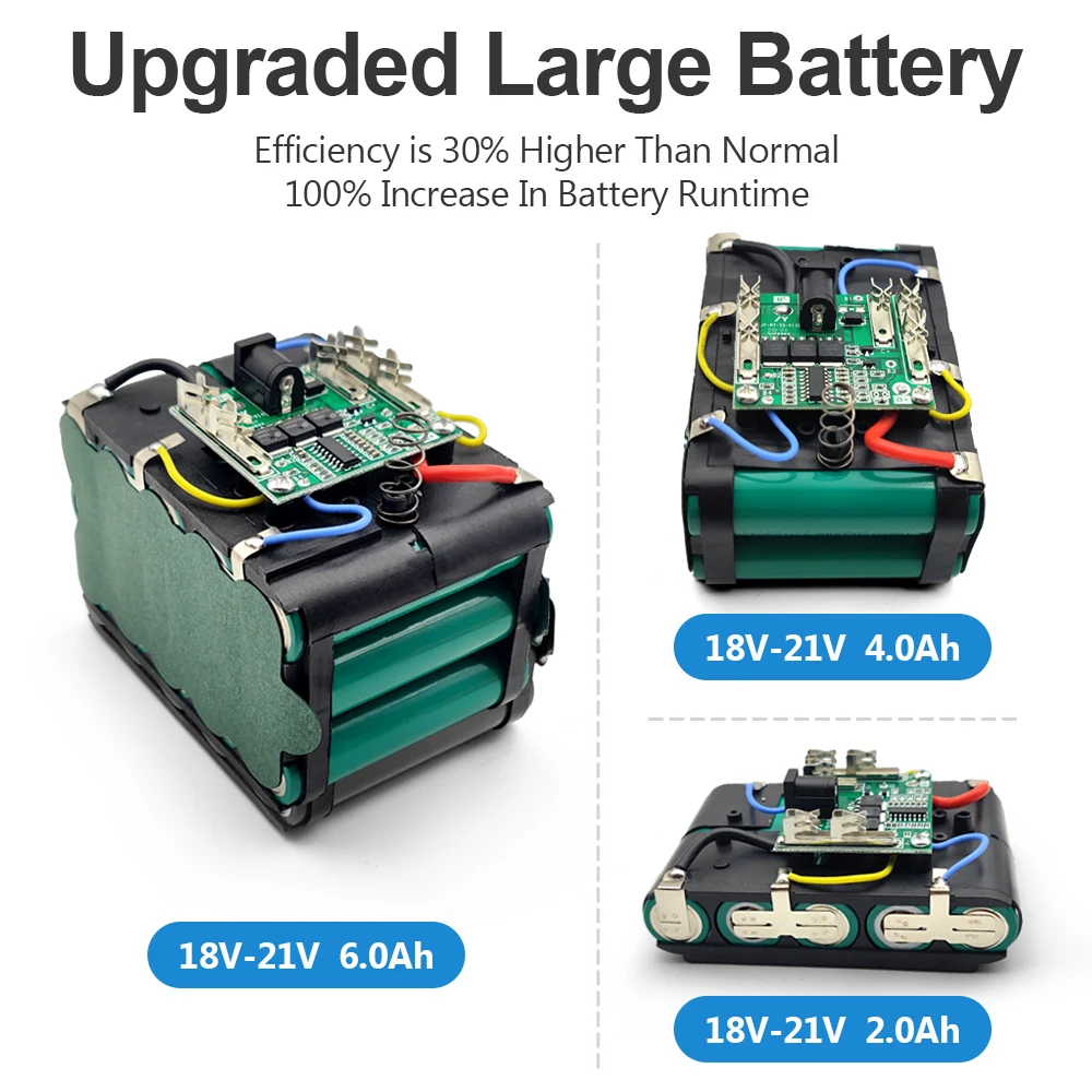 Rechargeable Li-lon Battery 6.0Ah 4.0Ah 2.0Ah For Makita Power Tools Replacement Electric Tools Lithium Ion Battery 5