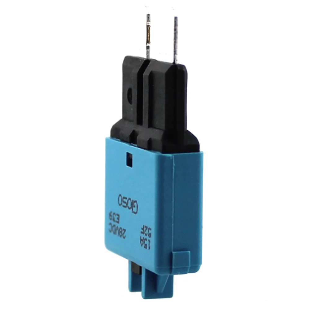 15A Circuit Breaker ATC Blade Fuse Manual Reset Resettable 15 Amp 28V DC for Marine Rally Automotive Boat Car Accessories Parts circuit breaker