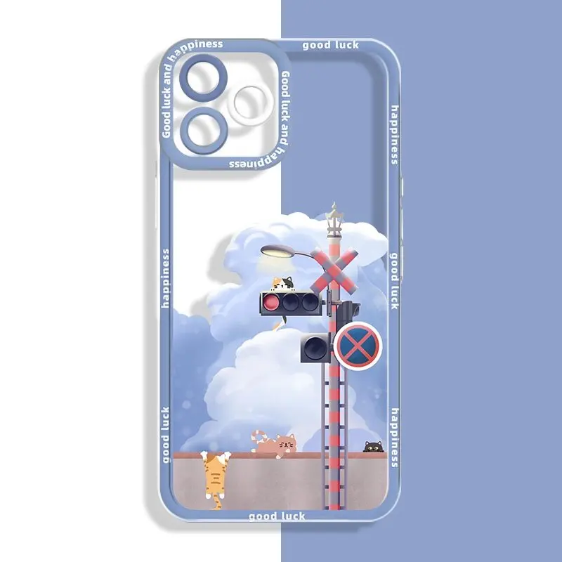 Sakura Blossom Anime Town Phone Case