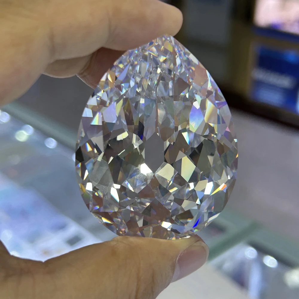 Meisdian-キュービックジルコニアストーンホワイト,ラージサイズ Meisdian-キュービックジルコニアストーンホワイト,ラージサイズ