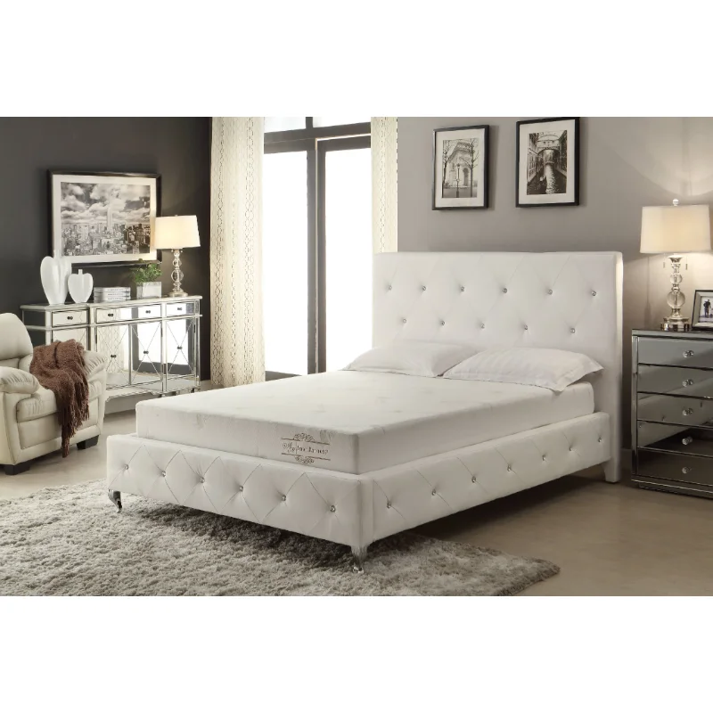 

AC Pacific Aloe Vera 6" Memory Foam Mattress, Queen bedroom furniture matress