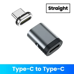 High - Speed 240W USB - C Magnetic Adapter with 8K Video Support (Straight)