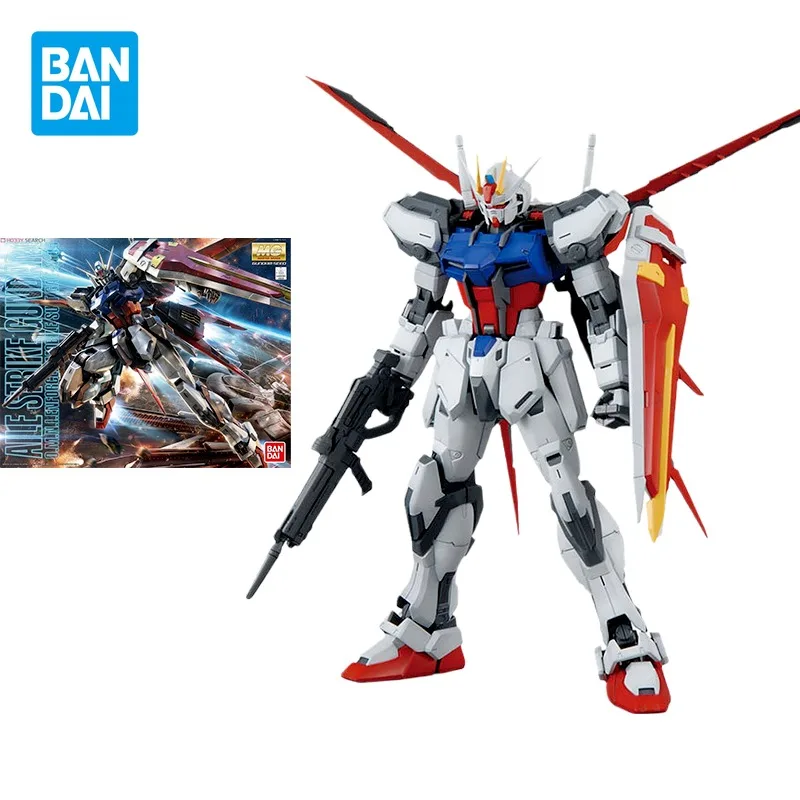 

Bandai оригинальный набор моделей Gundam аниме фигурка MG 1/100 Aile Strik HD версия фигурки коллекционные игрушки подарки для детей