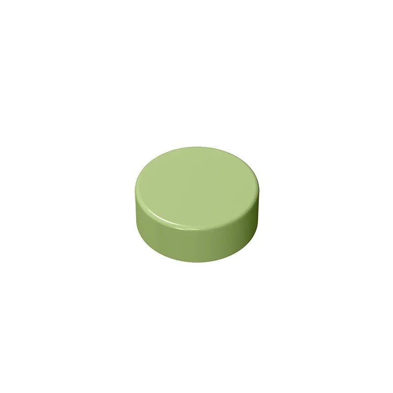 Gobricks GDS-612 Flat Tile 1x1 Round - Children's DIY Educational Building Blocks