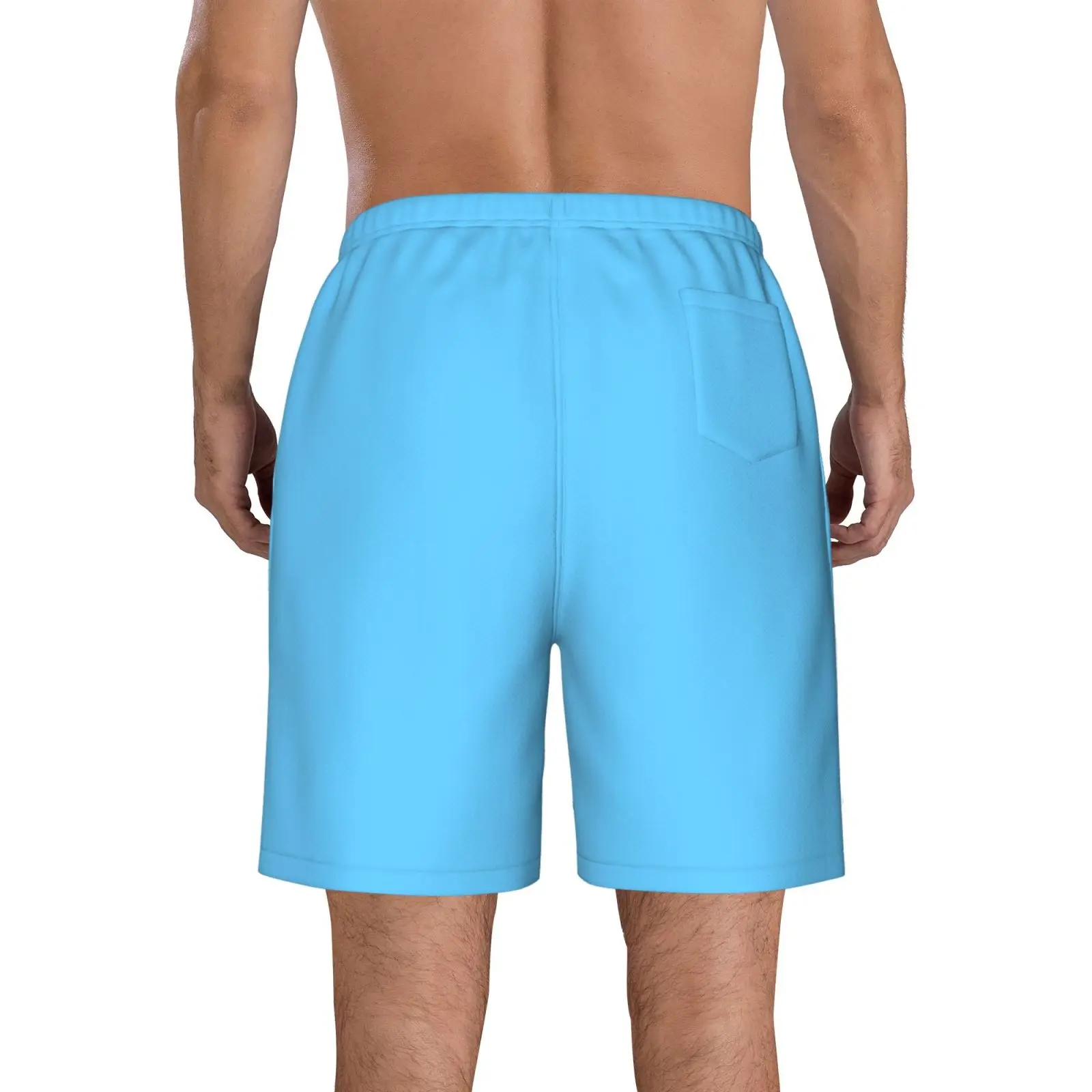 Men's Saint Lucia Flag Beach Pants Shorts Surfing M-2XL Polyester Swimwear Running 2