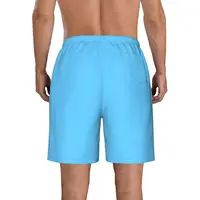 Men's Saint Lucia Flag Beach Pants Shorts Surfing M-2XL Polyester Swimwear Running 2