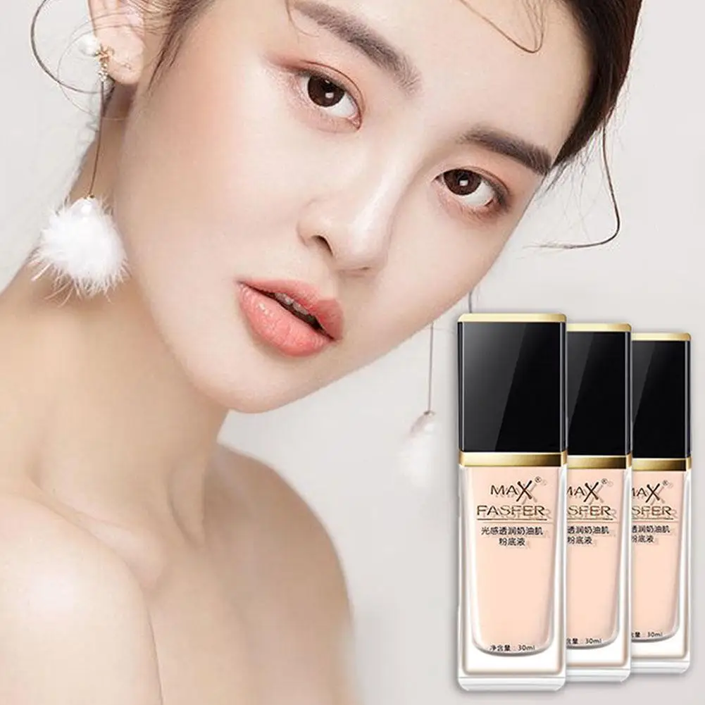 

Facial Concealer Liquid Foundation Face Naturally Spotless Matte Oilcontrol Waterproof Long Lasting Base Foundation Coverage 30g