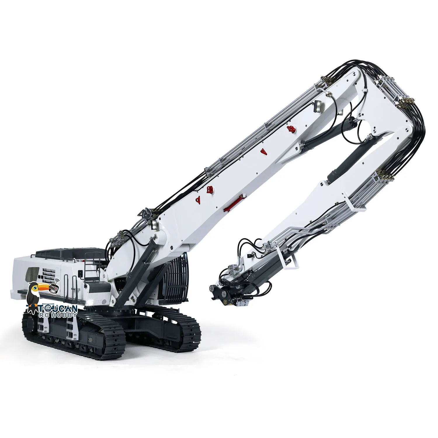 RTR Kabolite K970 300 RC Excavator 1/14 Hydraulic Metal Digger PL18EVLite Radio Control Vehicle Heavy Duty Demolition Machine 6