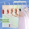 1PC Folding Clothes Hangers Towel Rack Clothes Hangers Home Storage Hooks Home Storage Hooks Towel Rack Portable Space-Saving 1