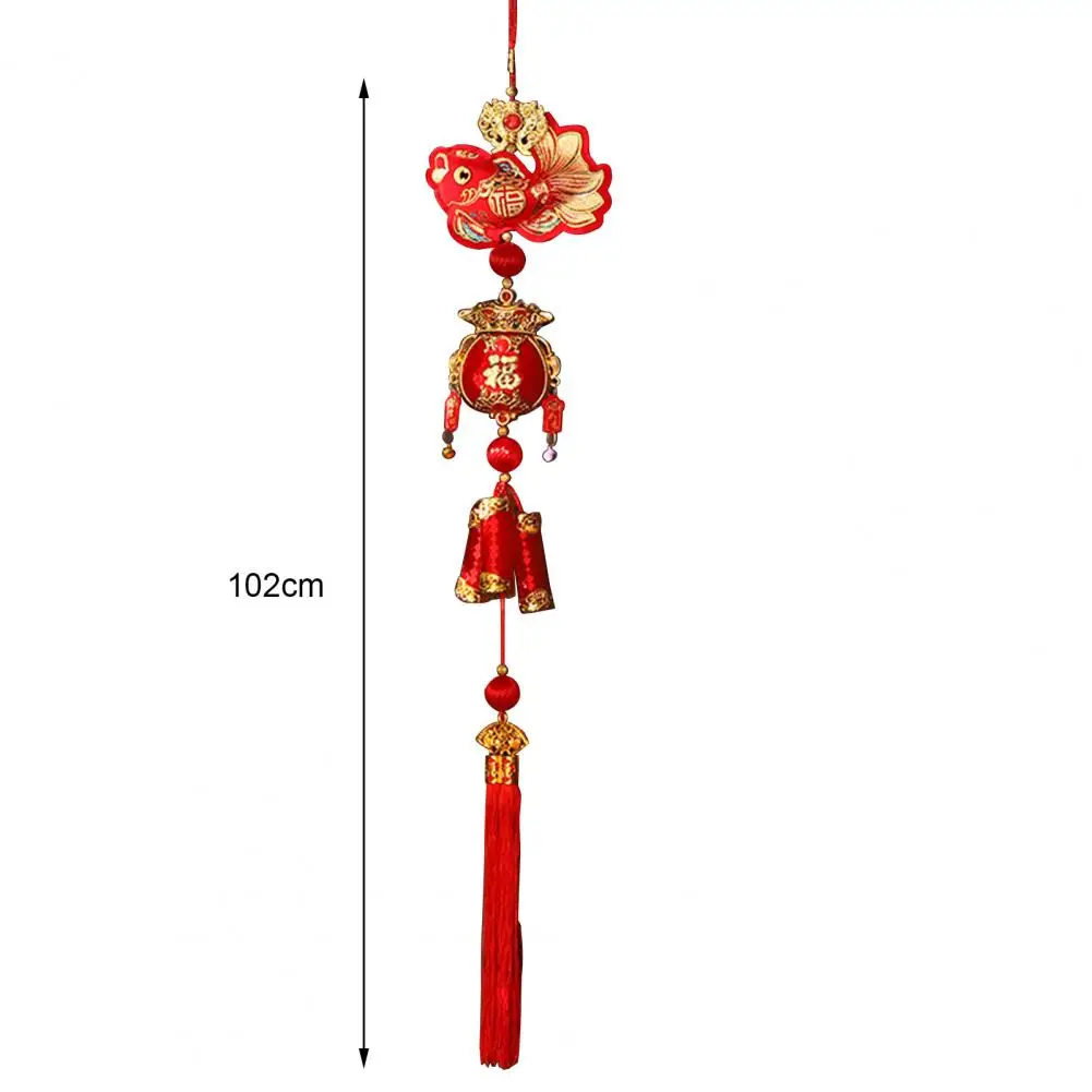 Year of Snake Decor 2025 Year of Snake Chinese New Year Hanging Decorations for Home Car Window Blessings Lucky Tassel Pendant 6