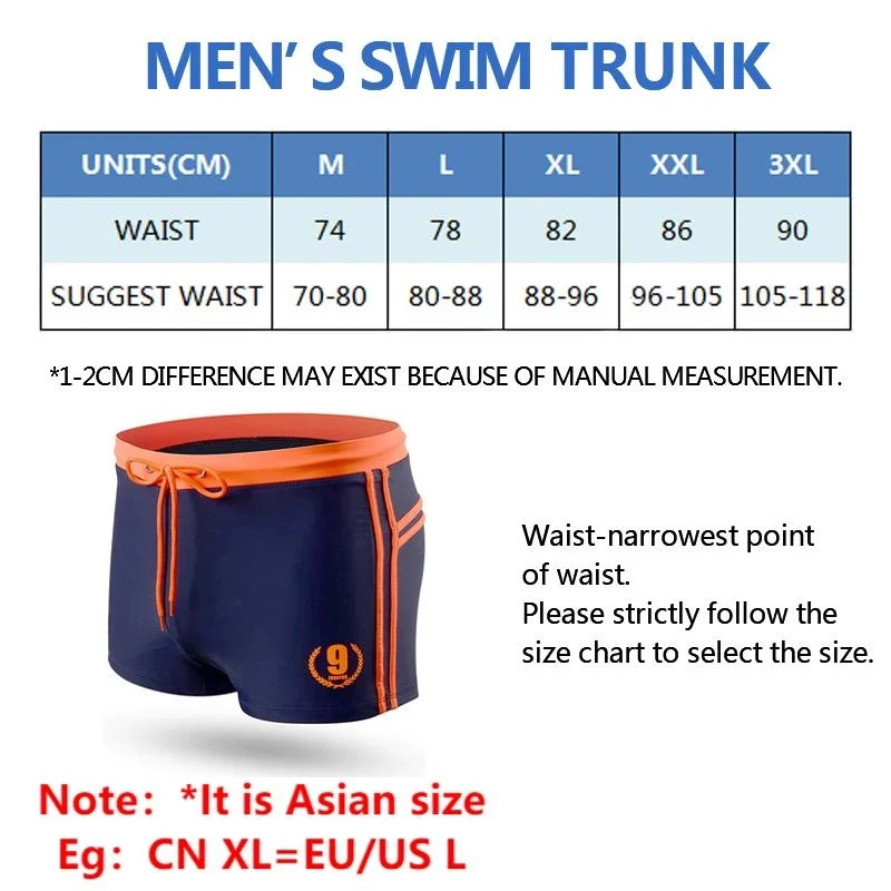 Escatch Hot Swimwear Men Breathable Men's Swimsuits Beach Trunks Boxer Briefs Sunga Swim Suits Maillot De Bain with Pad 6