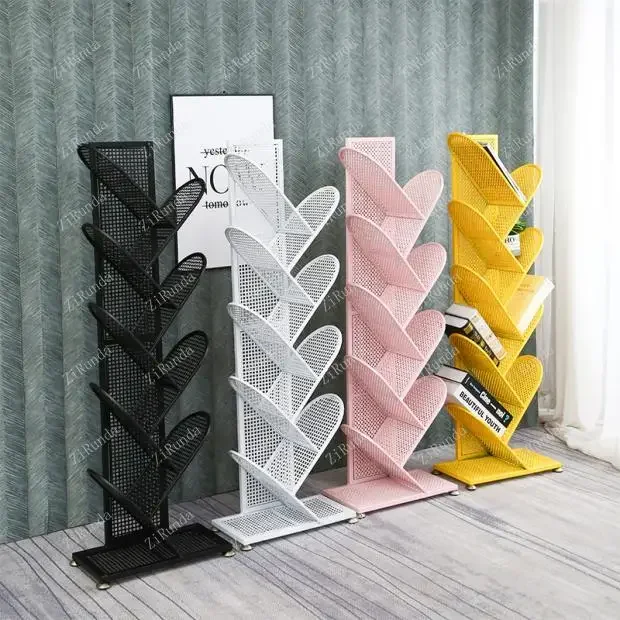 *Tree bookshelf, wrought iron office shelf