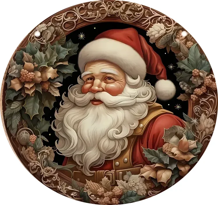Large Christmas Tree Decoration Mat - Washable Anti-Slip Circular Carpet for New Year Atmosphere