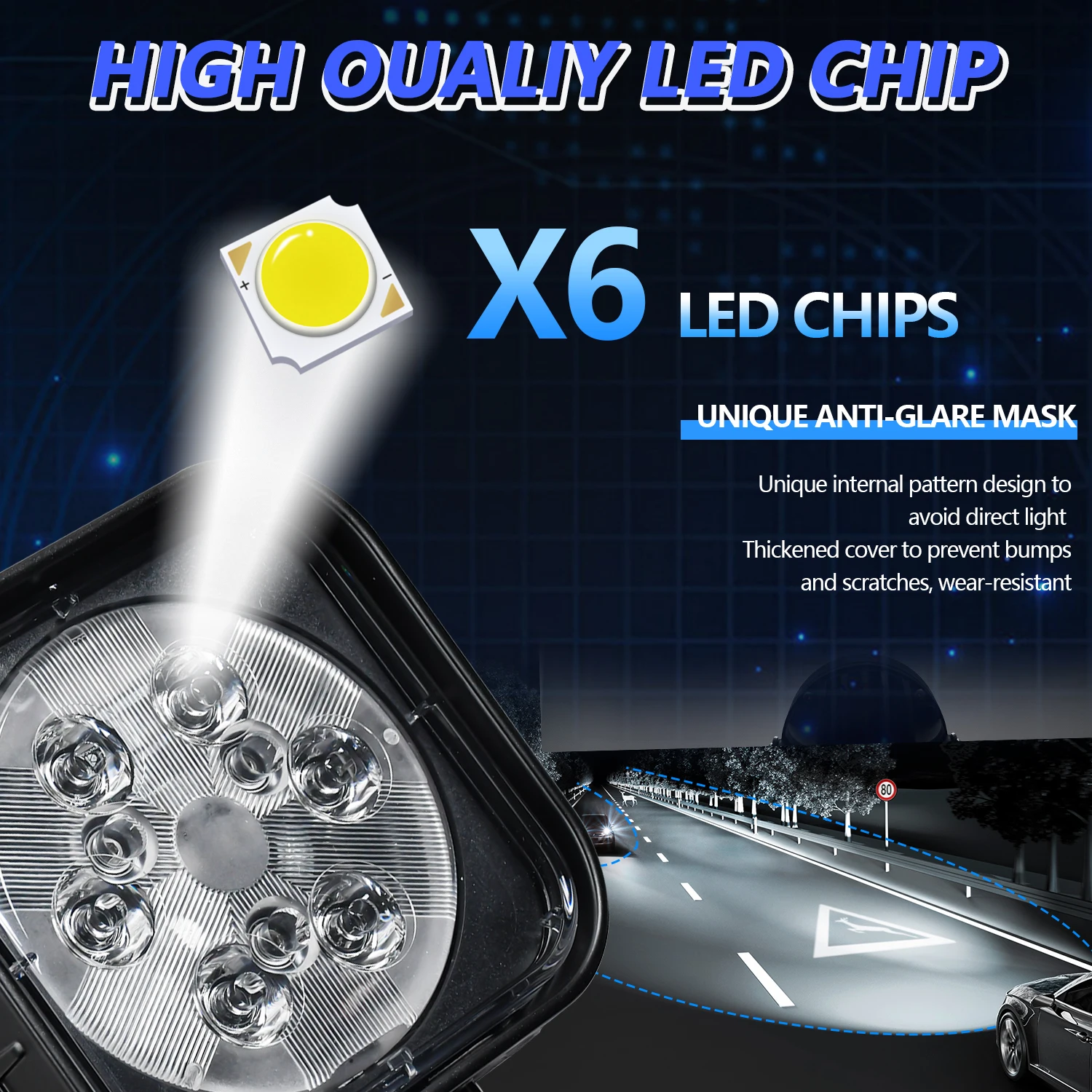 Auxiliary Sport Lamp LED Work Light Bar Off Road 6000K Led Combo Beam Barra LED