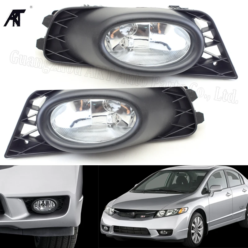 

Передний бампер, противотуманная лампа для HONDA CIVIC FA1 2009 2010, противотуманные фонари, освещение для вождения, 33950-SNA-H51 33900-SNA-H51