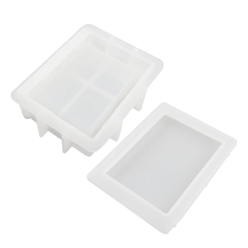 

Box Resin Molds with Lid Jewelry Gift Box Mold for Epoxy Resin Casting DIY Jewelry Organizer Box Tissue Case Home Decor
