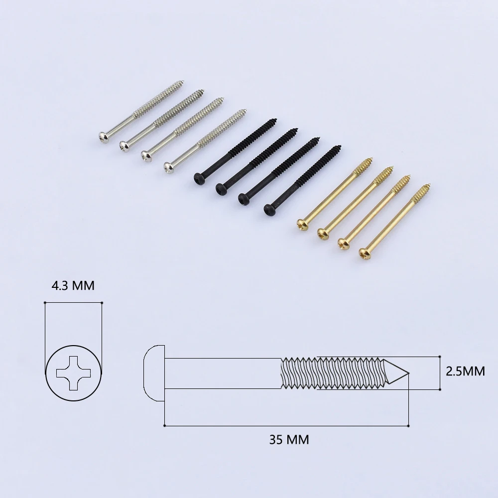 2.5 MM Bass Pickup Screws P90 Pickup Screws