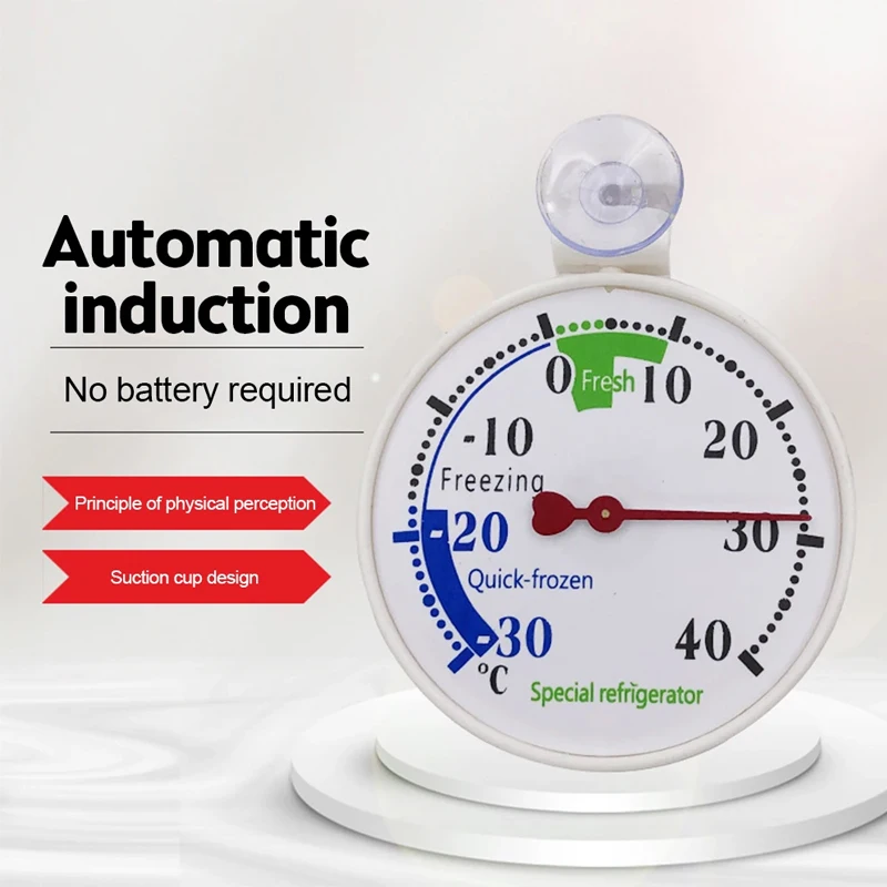 Digital Refrigerator Freezer Thermometer for Home Kitchen Use