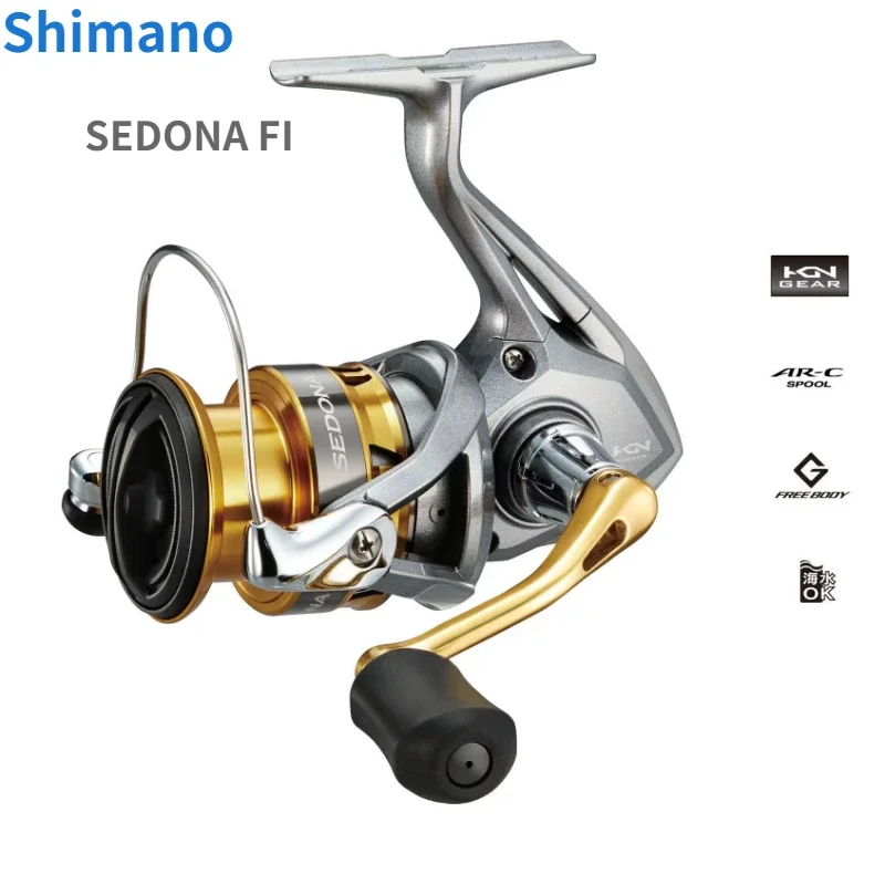 

Original SHIMANO SEDONA FI 500 1000 C2000HGS 2500HG C3000HG 4000XG C5000XG 6000 8000 Spool Spinning Saltwater Fishing Reel 3+1BB