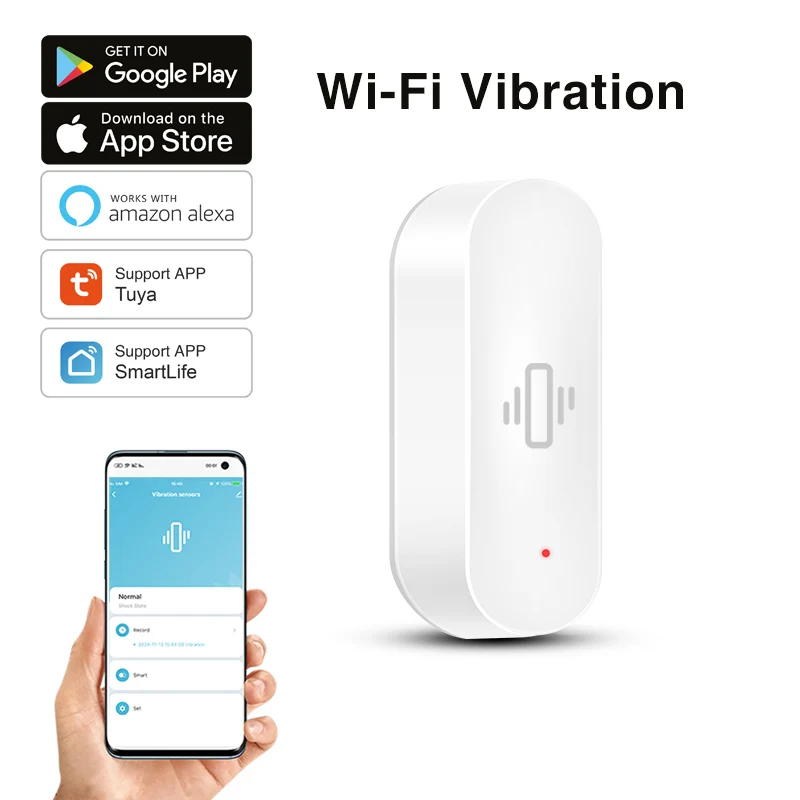 Smart Vibration Sensor with Real-Time Alerts