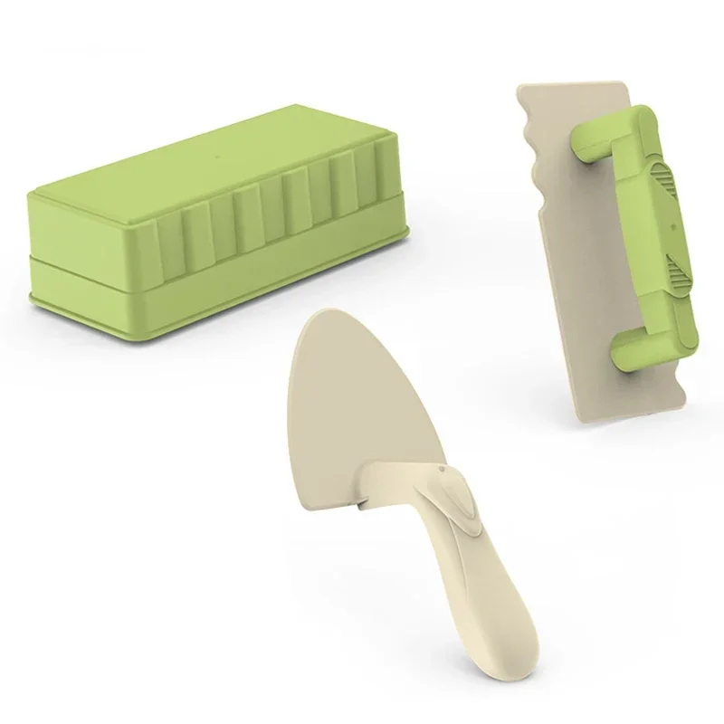 Child Beach Toys, Shovel Sandbox Castle Building Sand Brick Walls Molds Tools, Summer Outdoor Games, Kids Play Water Sands Toys 5