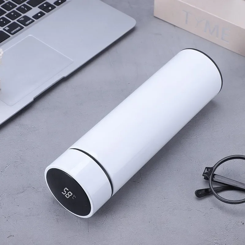 500 مللي زجاجة ترمس ذكية لدرجة الحرارة كوب ماء ريا...