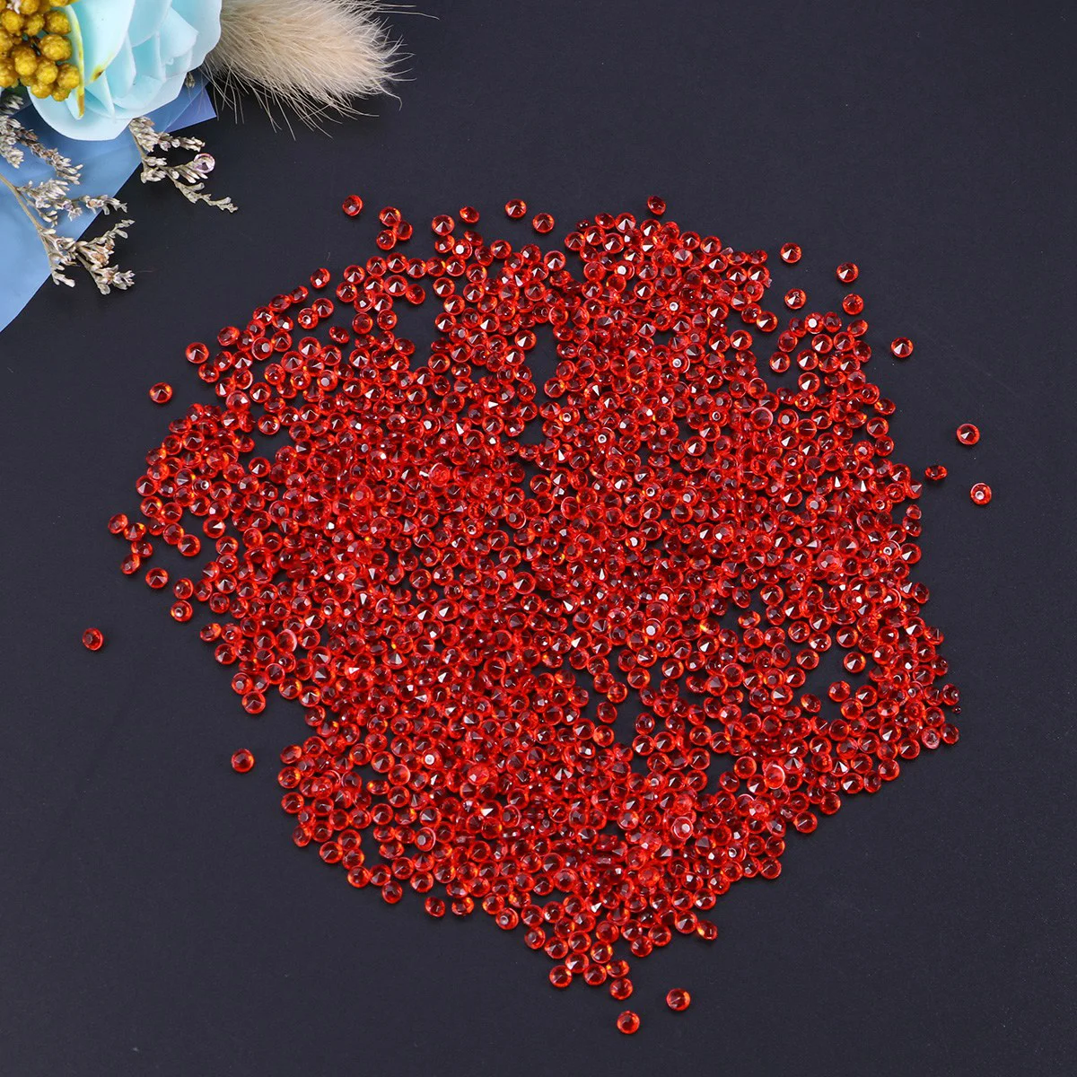 Twenty Thousand Pcs Acrylic Rhinestone Bright Color Craft Rhinestone Crystal Accessories Vase Fillers Fake Diamonds Clear Gems 2