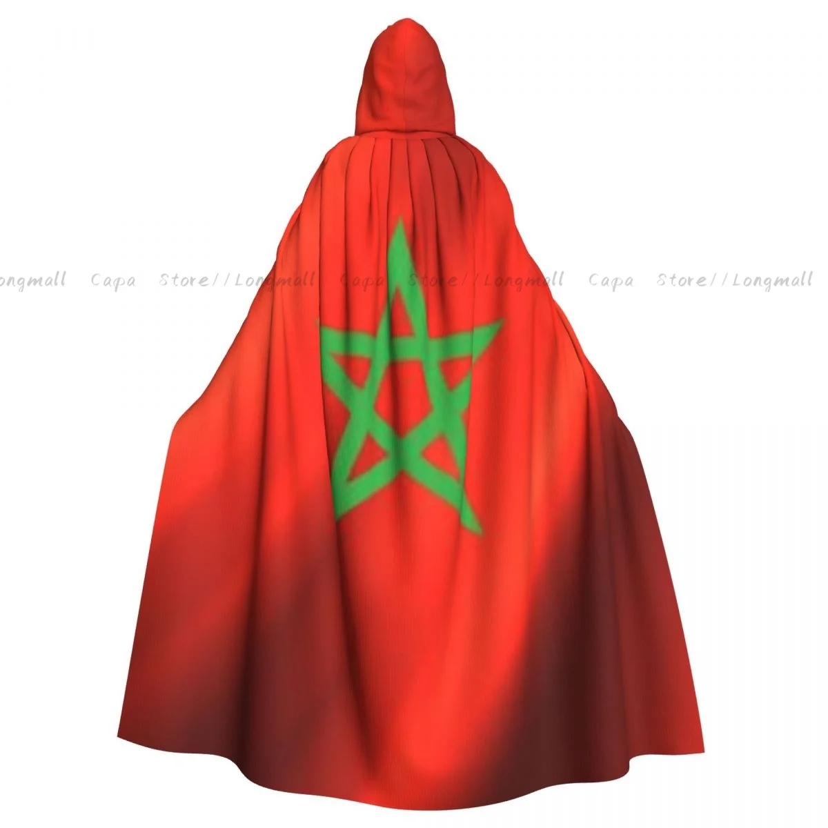 

Фон с изображением флага Марокко с капюшоном для косплея