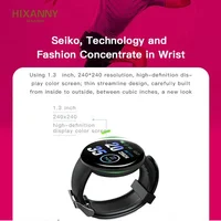 D18 Smart Watch Heart Rate Monitor Men's Women's Smartwatch Round Fitness Digital Watches for Men Women Band Bracelet PK D20 Y68 - Image 4