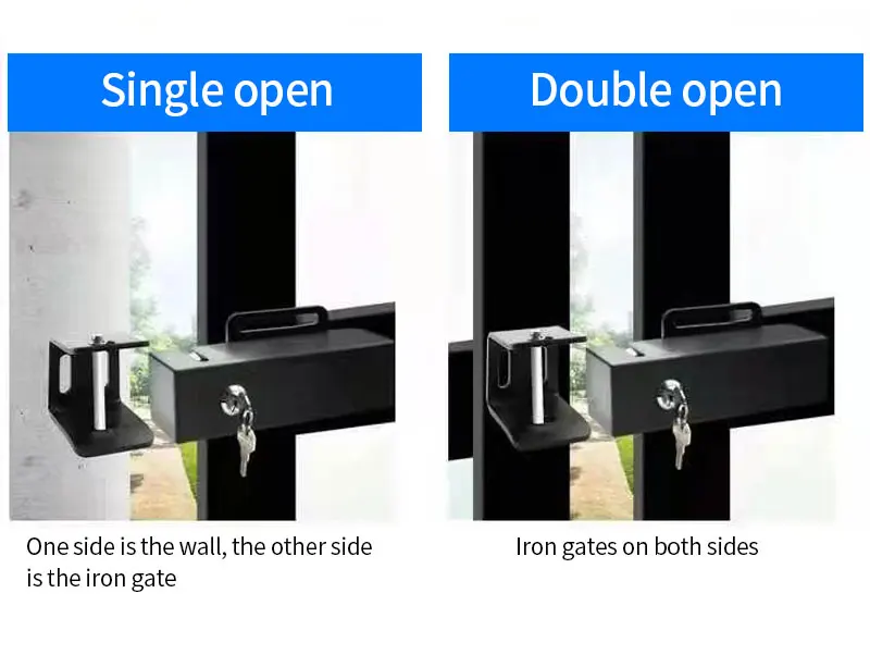 Waterproof DC 24V Electronic Automatic Door Lock Drop Bolt Locks with Key For Au