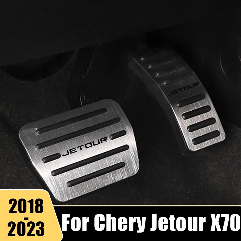 

Aluminum Ally Car Foot Accelerator Gas Fuel Brake Pedal Pad Clutch Cover For Chery Jetour X70 2018 2019 2020 2021 2021 2022 2023