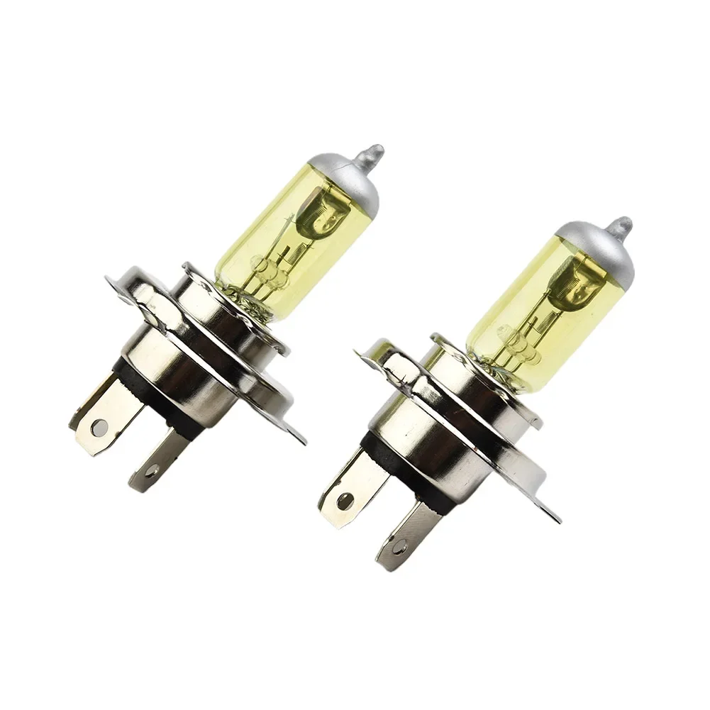 자동차 헤드라이트 석영 유리 교체 세트, 자동차 부품, H4 스테인레스 스틸, 화이트, 100W, 12V, 1700LM, 6000K 액세서리