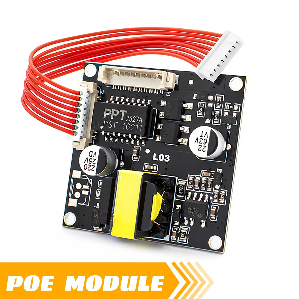 보안 보호용 네트워크 POE48V 모듈 PCB 보드 웹캠 IP 카메라 전원 공급 장치 IEEE80244-57V  12V(네트워크 케이블 포함)