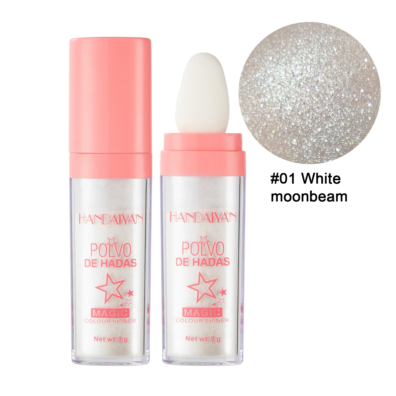 3 Colors Highlighter Powder Polvo De Hadas Glitter Powder Shimmer Contour Blush Powder Makeup for Face Body Highlight Makeup 9g